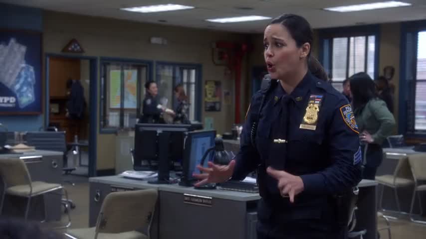 Clip of quote: - But you told Captain Holt it went great