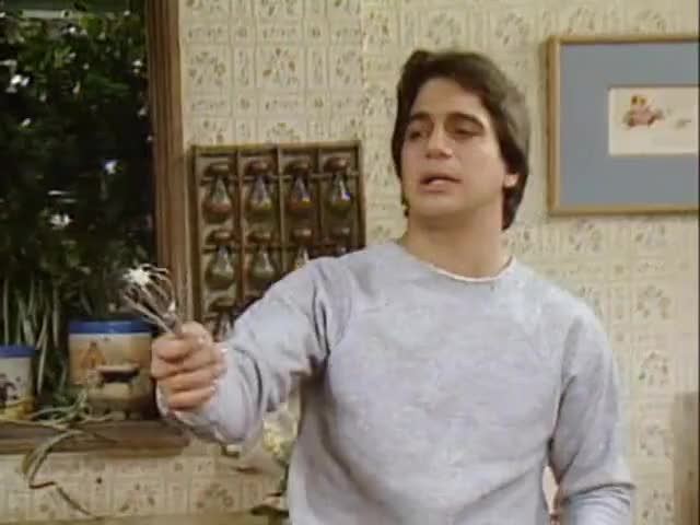 Clip of quote: I moved them over here, cIoser to the dishwasher.