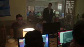 Clip of quote: All these people working here.