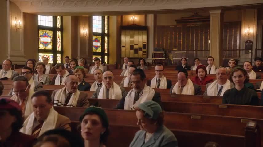 Clip of quote: - Goot Shabbos, Abraham. - Goot Shabbos, Chaim.