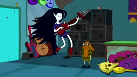 Clip of quote: ♪ [Guitar music plays] ♪