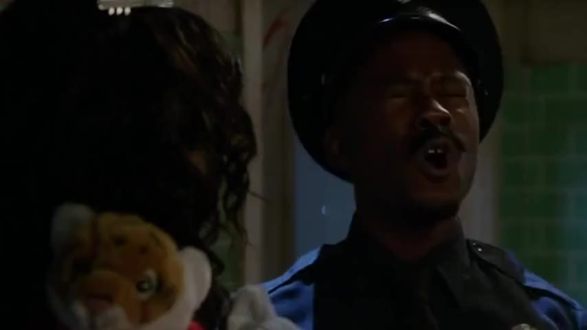 Clip of quote: Why do you have a moustache glued on top of your moustache?