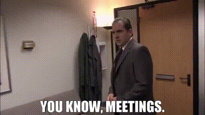 YARN | You know, meetings. | The Office (US) (2005) - S01E03 ...