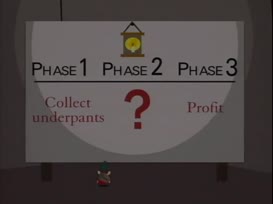 Clip of quote: - Phase three profit. - Oh I get it.