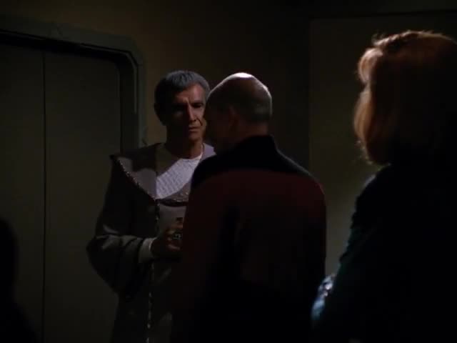 Clip of quote: Dr. Crusher will monitor our responses.
