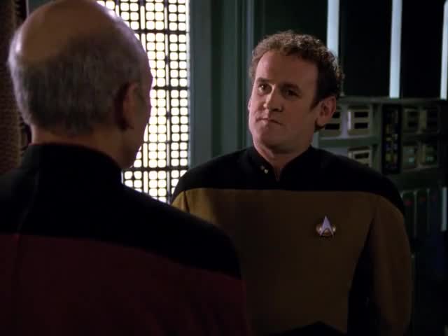 Clip of quote: I've served with the two finest Captains in Starfleet.