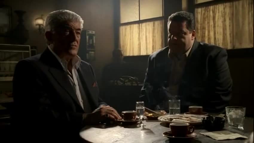 Clip of quote: she get my flowers?