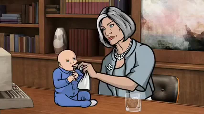 Clip of quote: Waaah!