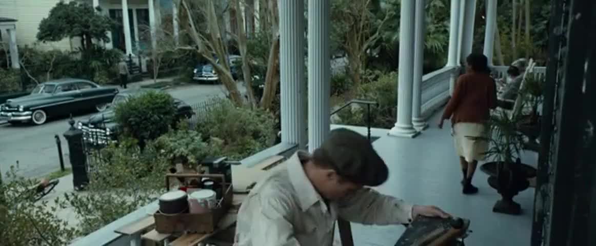 Clip of quote: -Letter for Mr. Benjamin Button? -That'd be me.