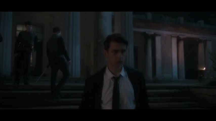 Clip of quote: [Lucy] What the hell is he doing?