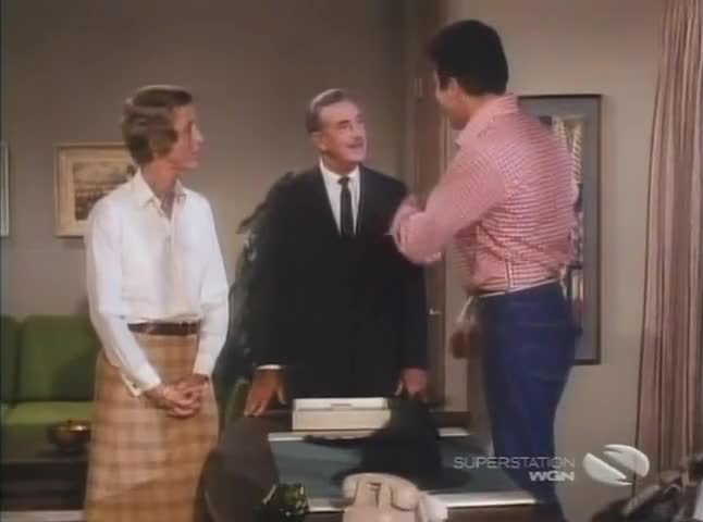 Clip of quote: You won't have to worry about it with me sitting here.