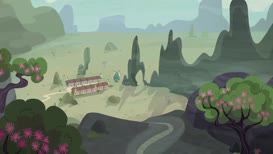 Clip of quote: It's the ponies from my old village.