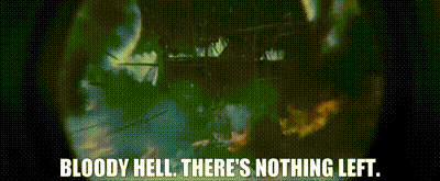 Image of Bloody hell. There's nothing left.