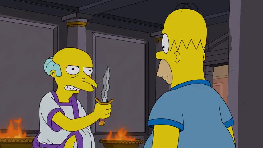 Clip of quote: (groans) Kill the emperor and I'll make you a senator.
