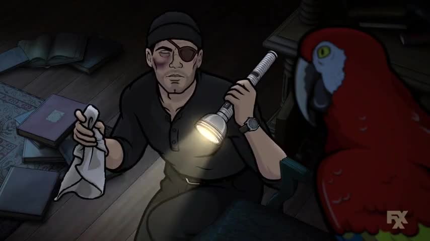 Clip of quote: like a Christmas goddamn goose?!