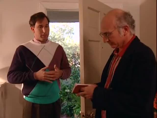 Clip of quote: Look right in the front part.