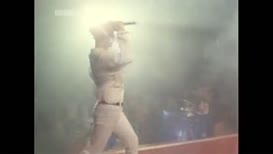 Clip of quote: Standby to blackout. Out. Standby to come back. And go.