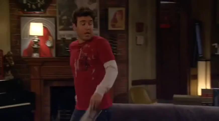 Clip of quote: No, I might be a while. I gotta drop a massive New Jersey.