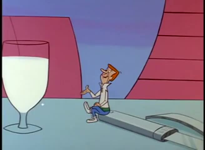 Clip of quote: - Maybe I can get a job threading needles. - Gee...