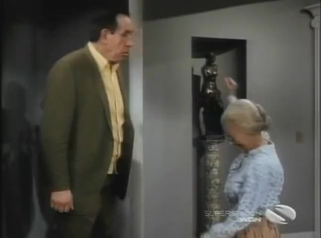 Clip of quote: Franker, I'm going to have to ask you to take your hand off her, Granny.