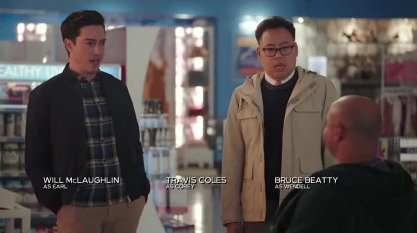 Clip of quote: - At work? - Had to do it to 'em.