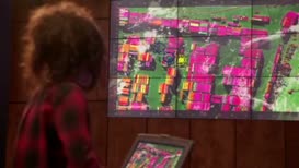 Clip of quote: Those stacked containers he just ran into?
