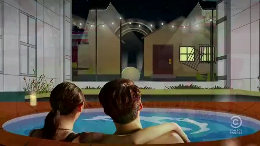 Clip of quote: Now you can relax in your state-of-the-art deck spa
