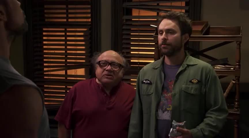Clip of quote: Hmm his seat is high, makes me trust him