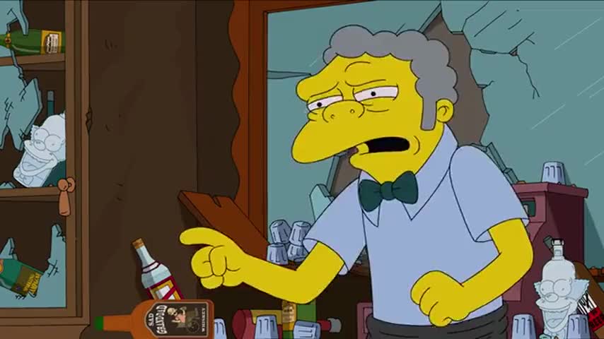 Clip of quote: To me, you're just mouths drinking beers.