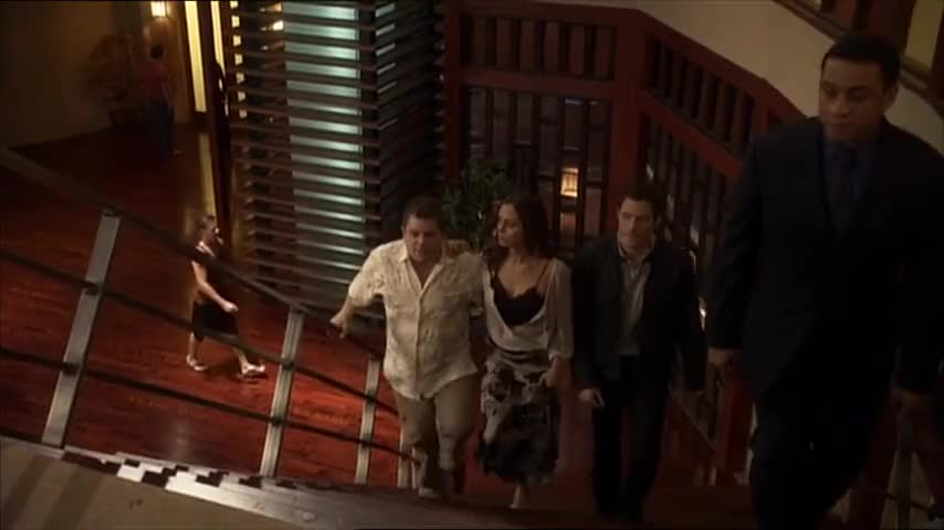 Clip of quote: Baby, I'll be fine. I mean, this spa looks super-fortified.