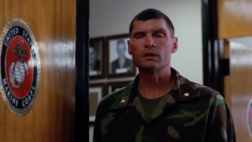 Clip of quote: Sergeant major.