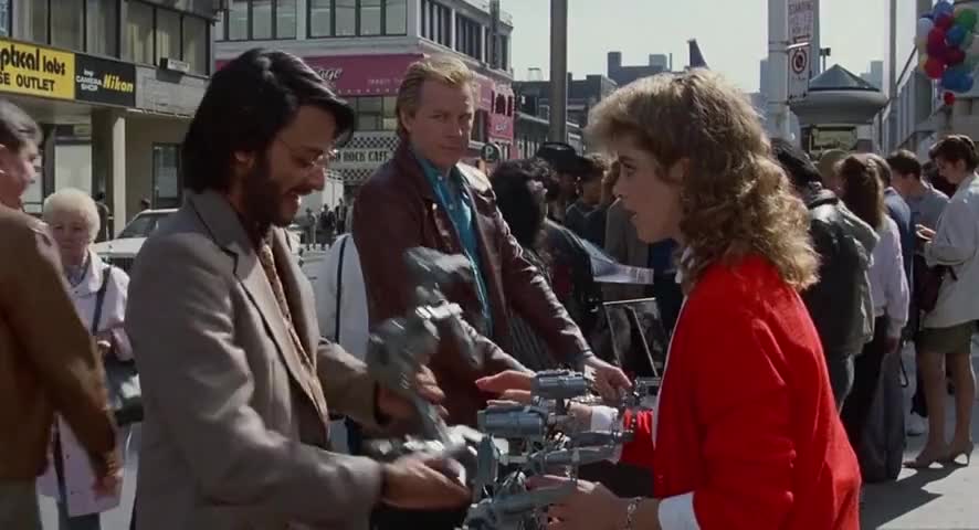 Clip of quote: I am Ben Jahrvi, Titanic Toy Corporation.