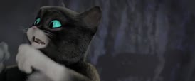 Clip of quote: Puss! Dog!