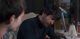 Clip of quote: -Thank you very much. -Any time.