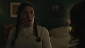 Clip of quote: -Right in front of our faces. -I know.