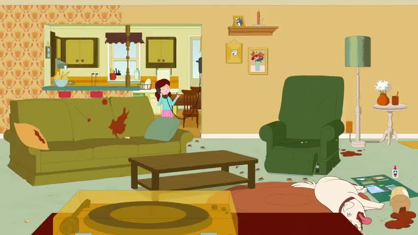 Clip of quote: Honey, I'm sorry your dad's not there.