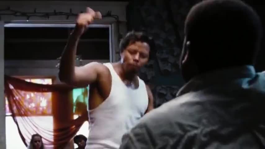 Clip of quote: - Whoop that trick - Get 'em
