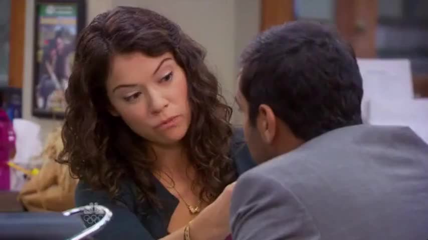 Clip of quote: Wow, you are wearing a lot of moisturizer on your throat.