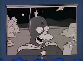 Clip of quote: Laramie cigarettes give me the steady nerves I need to combat evil.