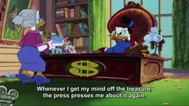 Clip of quote: - I have some news to cheer you up. - What's that?