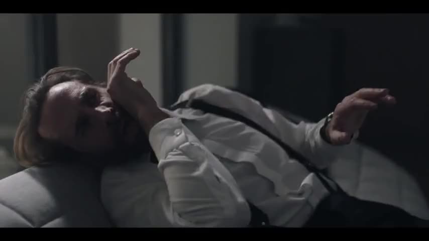 Clip of quote: [Luke grunts] [door beeps]