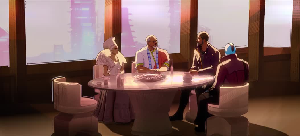 Clip of quote: WATCHER: And from one family reunion to another...