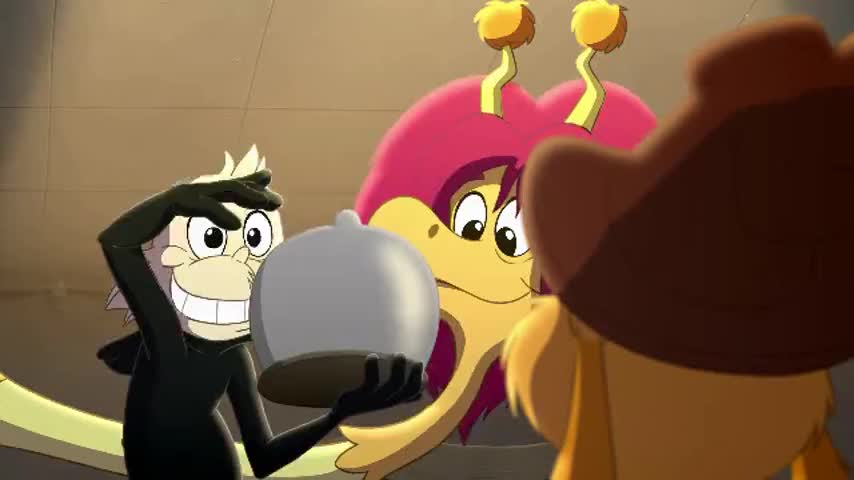 Clip of quote: Ta-da!
