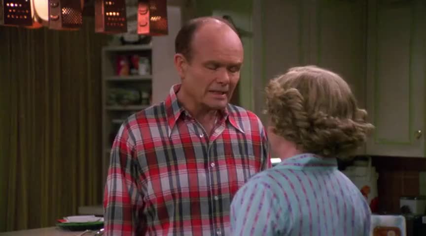 Clip of quote: Kitty, people our age don't have kids. They have grandkids.