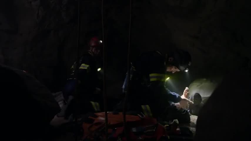 Clip of quote: Okay, we can't treat him down here.