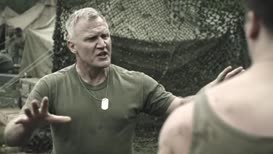 Clip of quote: No hesitation, no second thoughts, and no mercy!