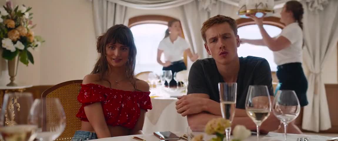 Clip of quote: - What, sorry? - I sell shit!