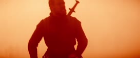 Clip of quote: 'But, bear-like, I must fight the course.
