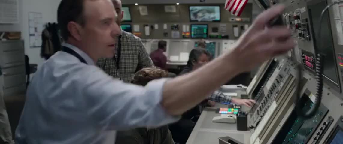 Clip of quote: He's out there.