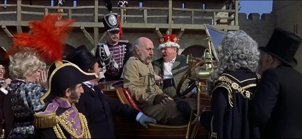 Clip of quote: Stand back, everyone! We are going to fly. Stand back.